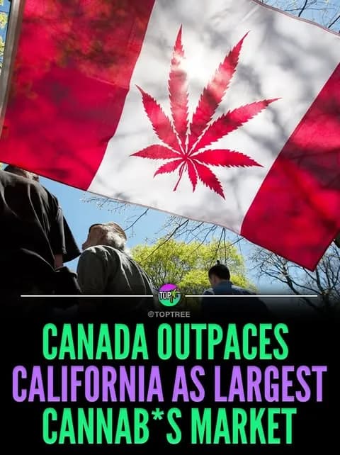 Canada outpaces California as largest Cannab*s market