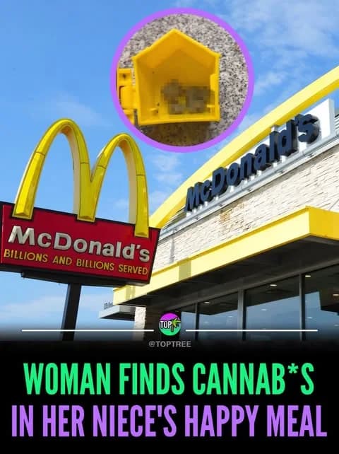 Woman finds cannab*s in her niece's happy meal