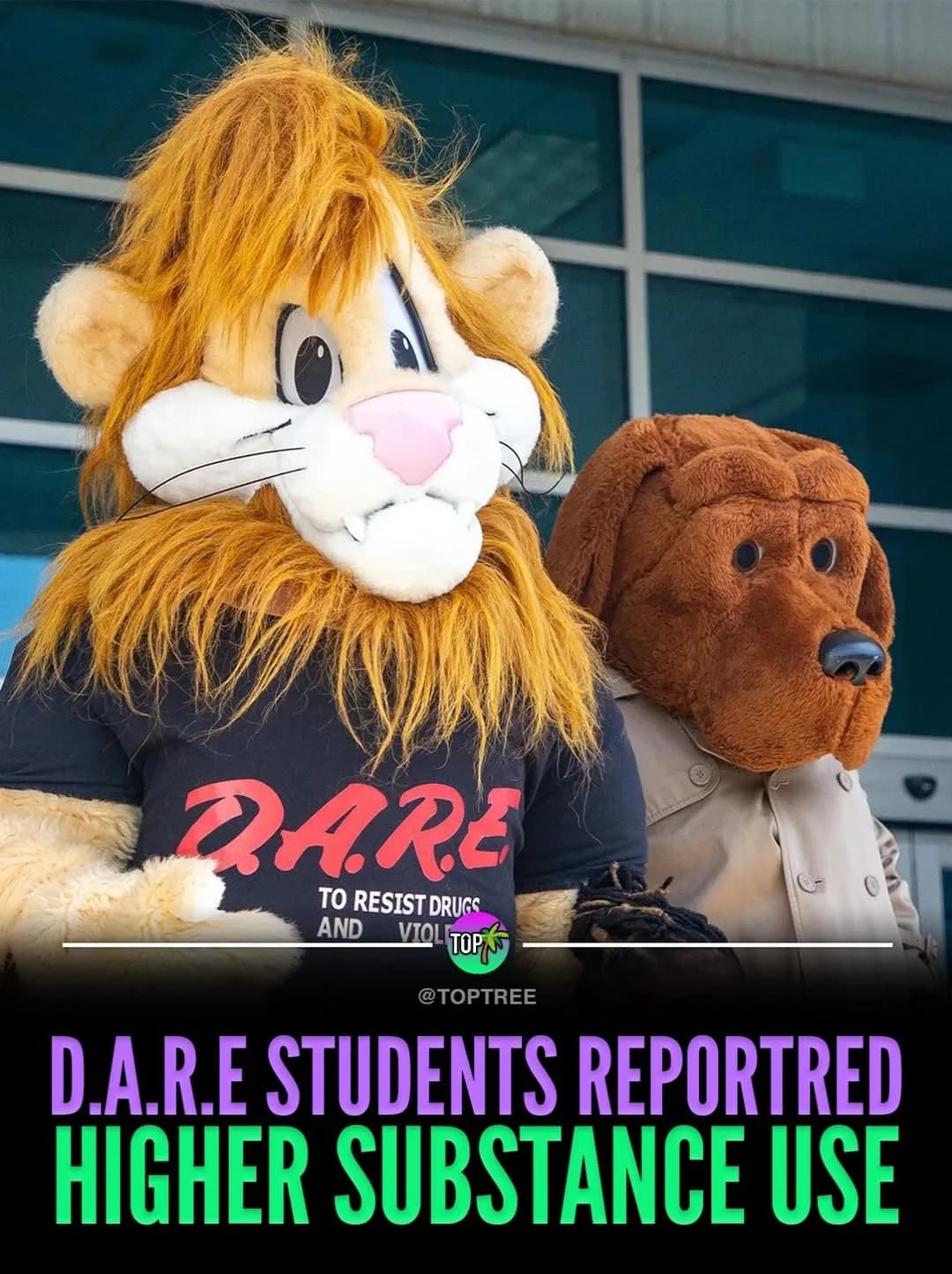 D.A.R.E students reported higher substance use